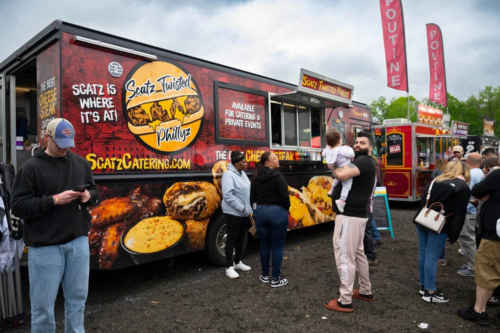 Food truck vendor at the festival